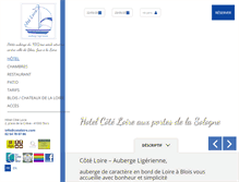 Tablet Screenshot of coteloire.com